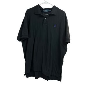 Polo by Ralph Lauren Men's Black Short Sleeve Polo Shirt XXL